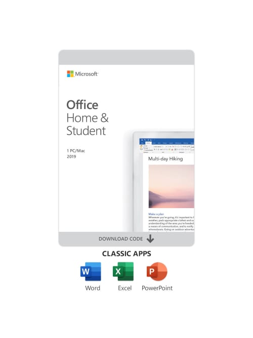 Microsoft Office Home And Student 2019 For 1 Pcmac Download Office Depot