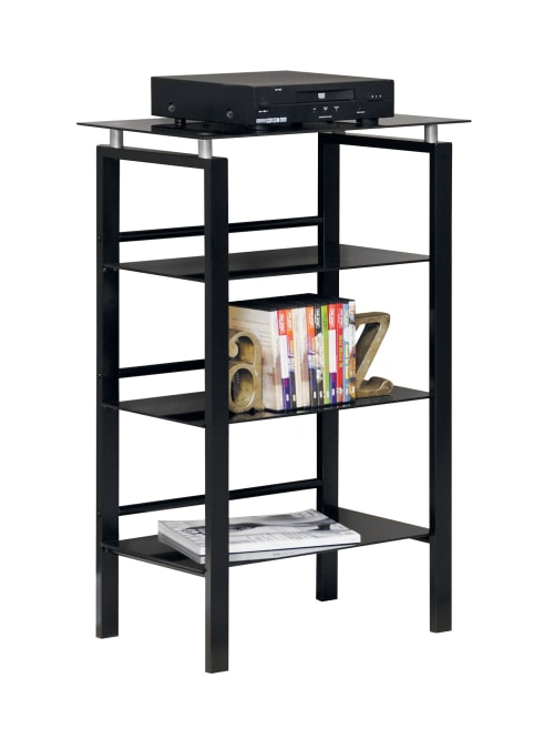 Realspace Lake Point 38 3 Shelf Contemporary Bookcase Blackpowder Coat Office Depot