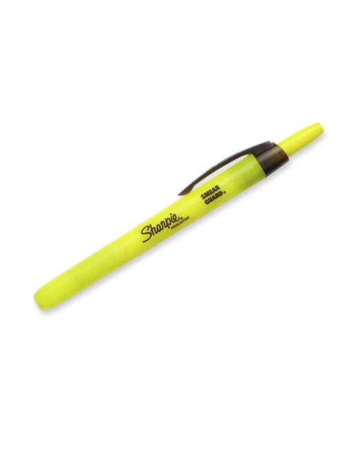 Sharpie Accent Retractable Highlighters Chisel Tip Fluorescent Yellow 12pk for sale online