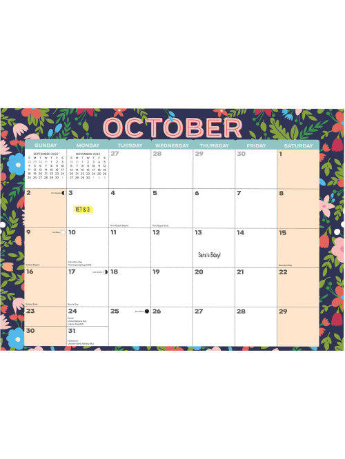 Willow Creek 2022 Calendar Towel