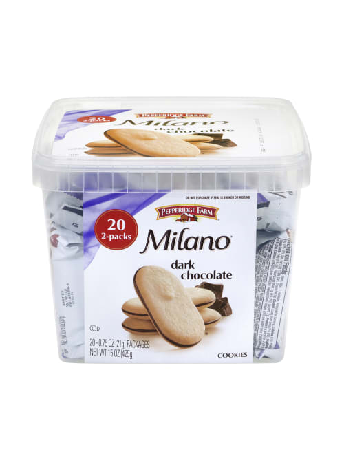 Pepperidge Farm Milano Cookies Pack Of 20 Office Depot