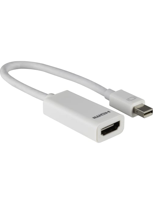 Ativa Mini Displayport To Hdmi Adapter Male To Female Unidirectional White 27519 Office Depot