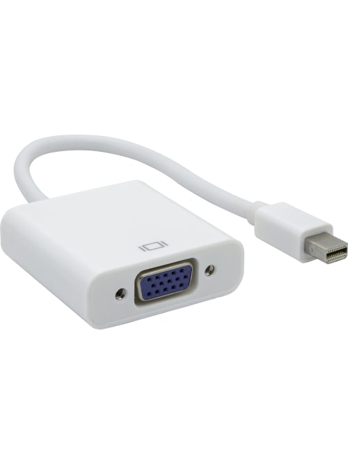 Ativa Mini Display Port Male To Vga Female Pigtail White 27522 Office Depot