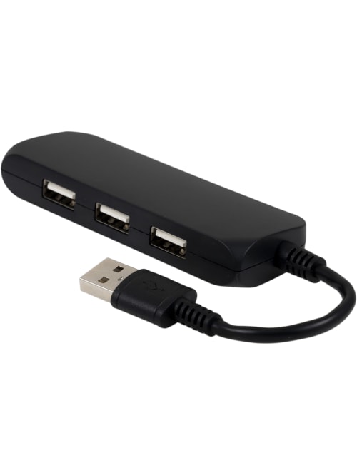 Ativa 4 Port Usb 2 0 Hub Black 41512 Office Depot