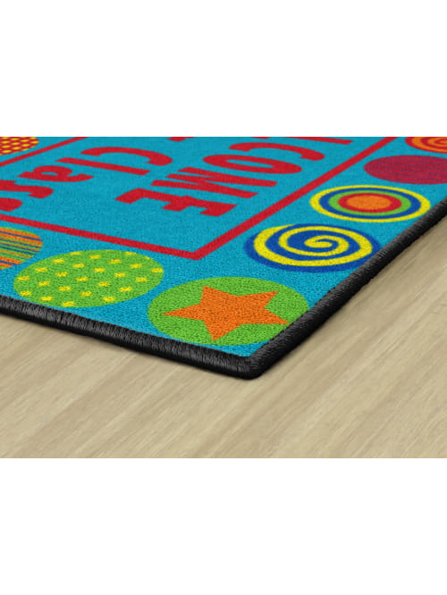 Patterned Circles Welcome Mat Office Depot I don't love you 7. flagship carpets patterned circles welcome mat 2 h x 3 w item 5301706