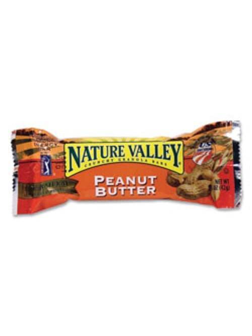 Nature Valley Granola Bars Peanut Butter 1 5 Oz Box Of 18 Office Depot