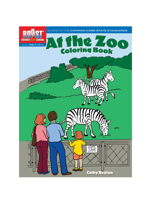 Download Dover Publications Boost Coloring Book At The Zoo Pre K K Office Depot