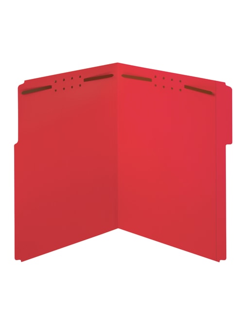 Office Depot Brand Color Fastener File Folders Letter Size 8 12 X 11 2 Expansion Red Box Of 50 Office Depot