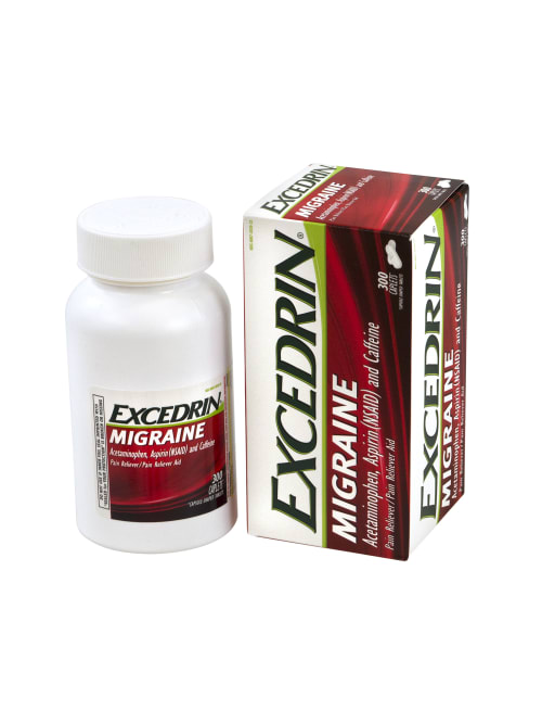excedrin migraine pain reliever caplets pack of 300 item 543981