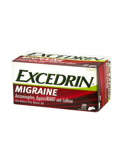 excedrin migraine pain reliever caplets pack of 300 item 543981