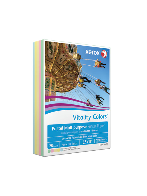 Yubbler - Xerox® Multipurpose Color Paper, Assorted Pastels