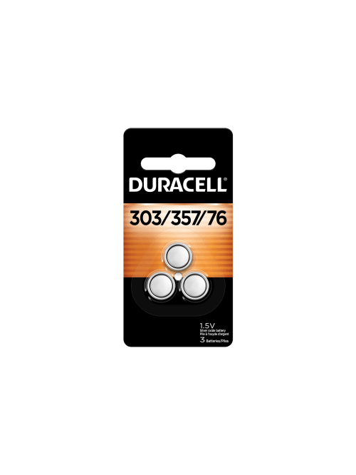 Duracell Silver Oxide Button Batteries Pack Of 3 Office Depot