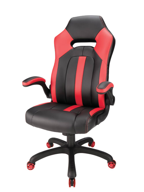 Bonded leather gaming chair best sale