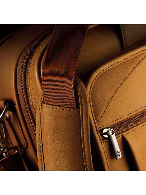 solo walker leather rolling case
