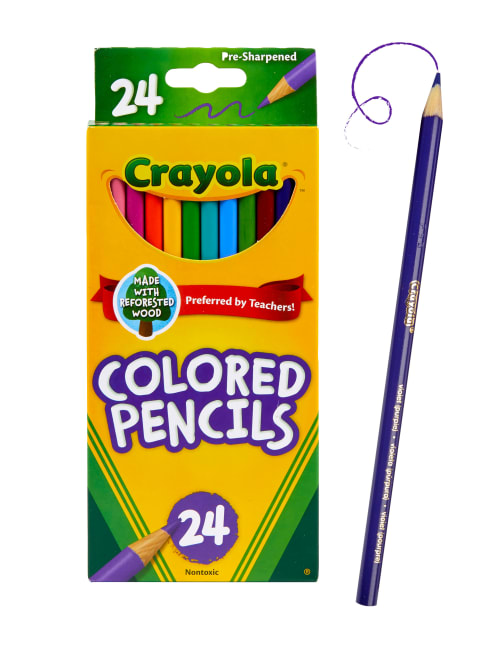 Colored Pencils - 12 pencils per box - 1 box per pack