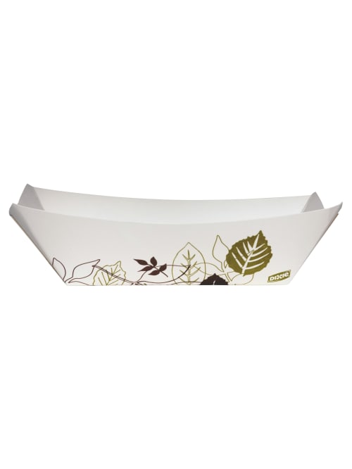 Dixie Kant Leek Paper Food Trays 1 5 Qt 2 18 X 5 1316 X 8 38 Greenburgundy Pack Of 500 Trays Office Depot