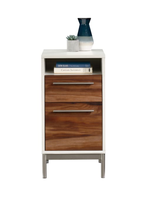 Sauder Vista Key Vertical File Cabinet Acacia Office Depot Shop wayfair for the best sauder storage cabinet. sauder vista key 19 d vertical 2 drawer file cabinet pearl oak blaze acacia item 5529872