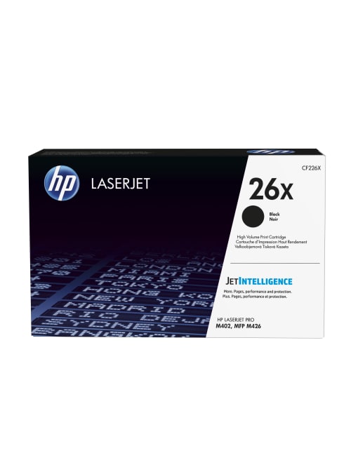 Hp 26x High Yield Black Toner Cartridge Cf226x Office Depot