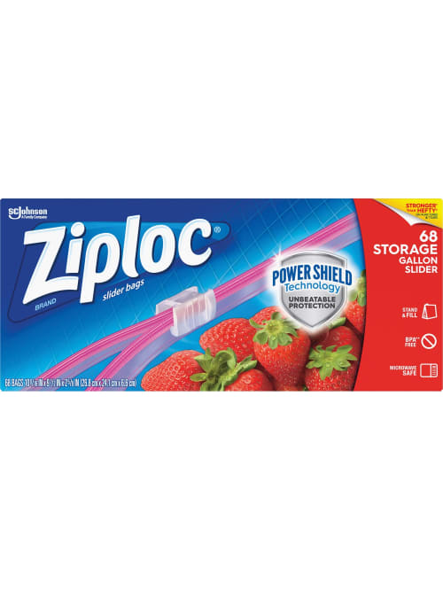 Ziploc 1-Gal. Slider Storage Bags