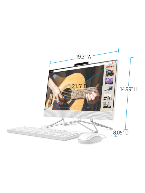 Hp 22 Dd0016 All In One Desktop Pc 21 5 Screen Amd Athlon Silver 4gb Memory 1tb Hard Drive Windows 10 Office Depot