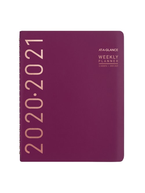 At A Glance Contempo Planner Wine 70957x5921 Office Depot