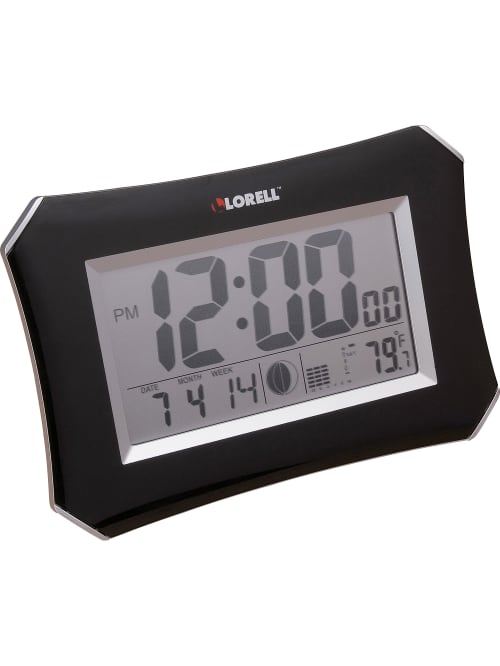 Lorell 10 3 Digital Lcd Wall Alarm, Wall Alarm Clock