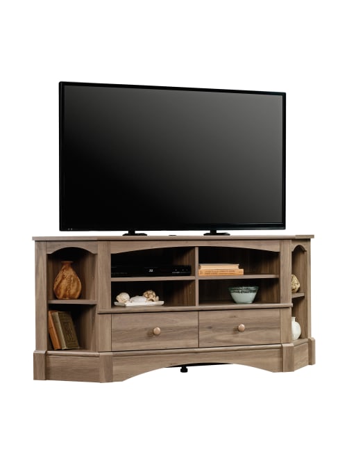 Tv Stands 60 Sauder Harbor View Entertainment Credenza Salt Oak Home Garden Vibranthns Lk