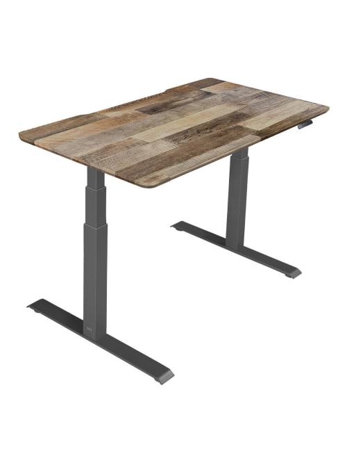 Vari Electric Standing Desk 60 W Wood Office Depot