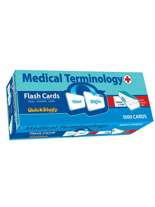 Quickstudy Medical Term Cards 1000 Pk Office Depot