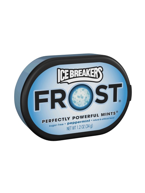 Ice Breakers Sugar Free Mints Frost Peppermint 1 5 Oz Box Of 8 Office Depot