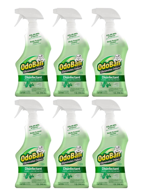 Odoban Disinfectant Spray Eucalyptus 6pk Office Depot