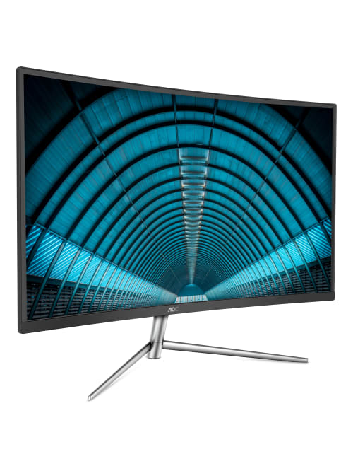 Aoc 31 5 Curved Led Monitor C32v1q Office Depot