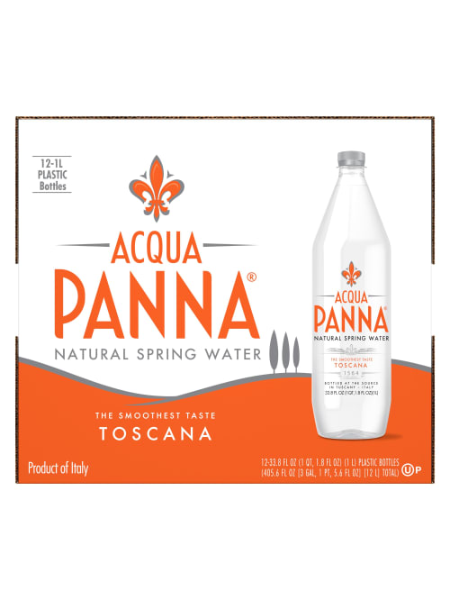Acqua Panna Natural Spring Water 33 8 Oz 12pk Office Depot