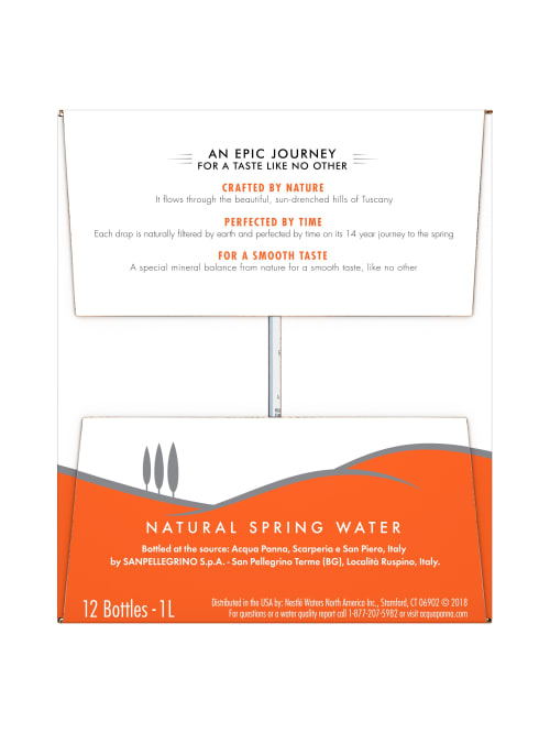 Acqua Panna Natural Spring Water 33 8 Oz 12pk Office Depot