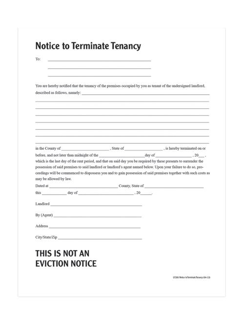 Intent To Vacate Letter Florida For Your Needs Letter Template Collection