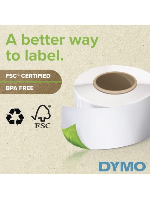 DYMO® Compatible 30334 Med Multipurpose Labels 2-1/4" x 1-1/4" BPA Free 1 Roll