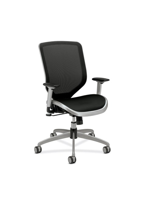 Hon Boda High Back Mesh Task Chair Black Honmh02mst1c Office Depot
