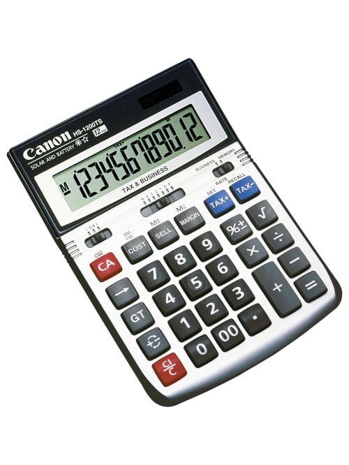 canon hs 1200ts desktop display calculator item 590238