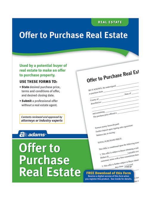 Adams Offer To Purchase Real Estate Office Depot