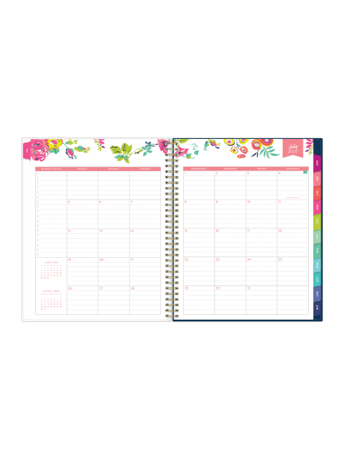 11/" Navy//Gold 107924-A21 Blue Sky Day Designer Weekly//Monthly CYO Planner