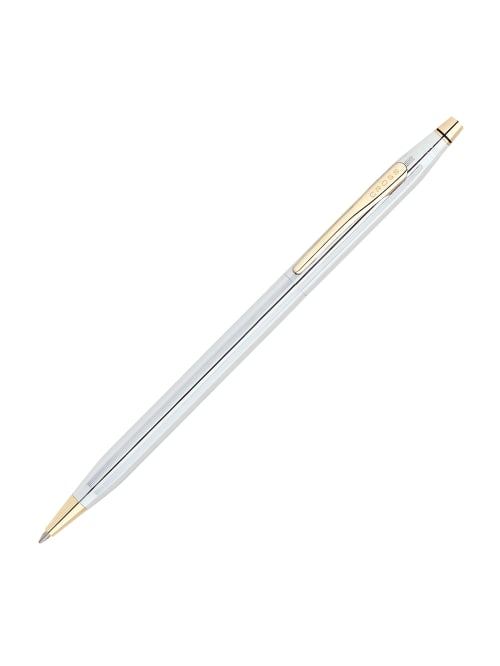 cross medalist classic century ballpoint pen medium point 1 0 mm chrome barrel black ink item 594178