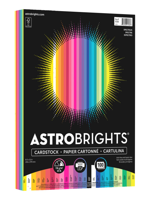 Astrobrights Color Card Stock Assorted 100pk Office Depot