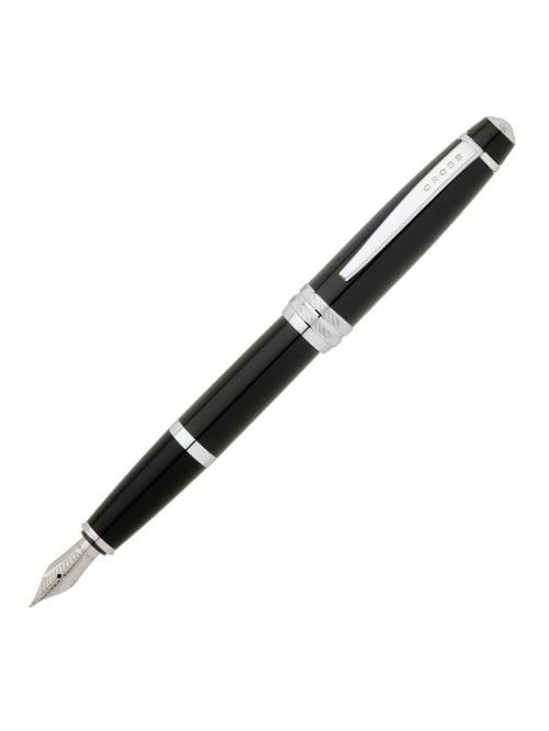 Cross Bailey Fountain Pen Medium Point 1 0 Mm Black Barrel Black Ink Office Depot