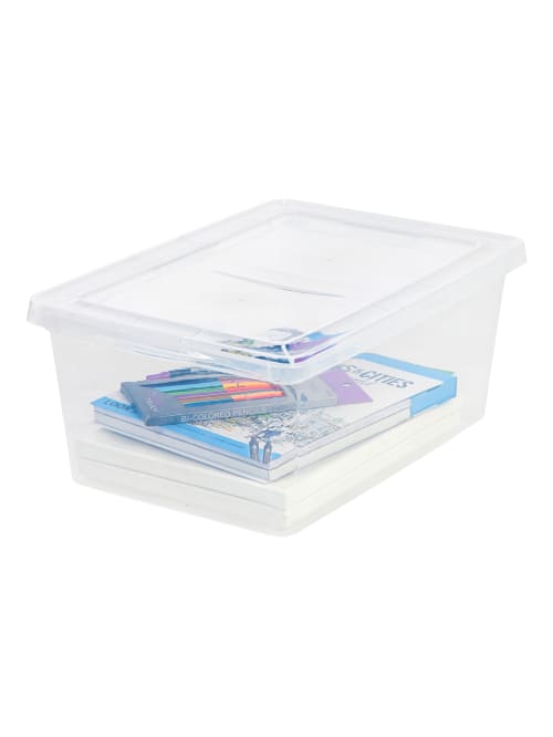 Iris Storage Boxes 17 Qt 12pk Office Depot
