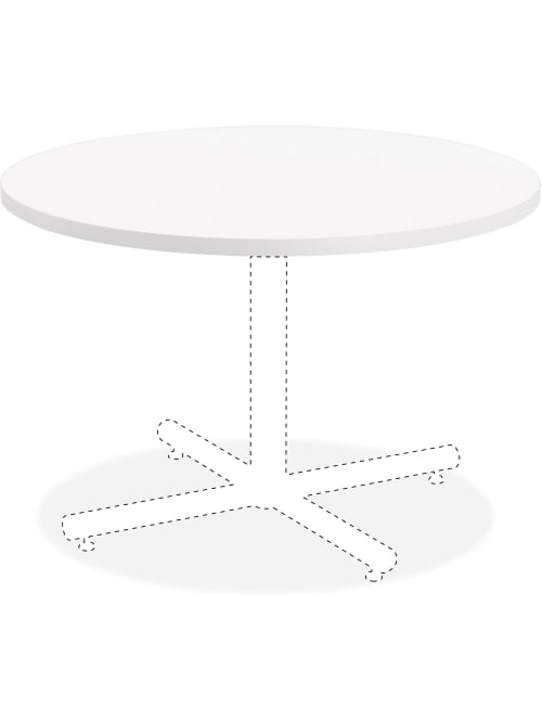 Laminate Round Tabletop 42 White Office Depot