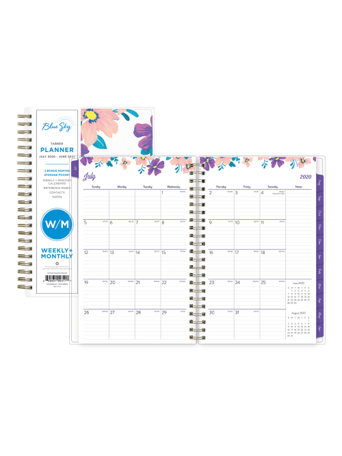 Office Supplies Wall Calendar Day Designer 2020 2021 Monthly And Yearly Running With 15 X 11 Calendars Planners