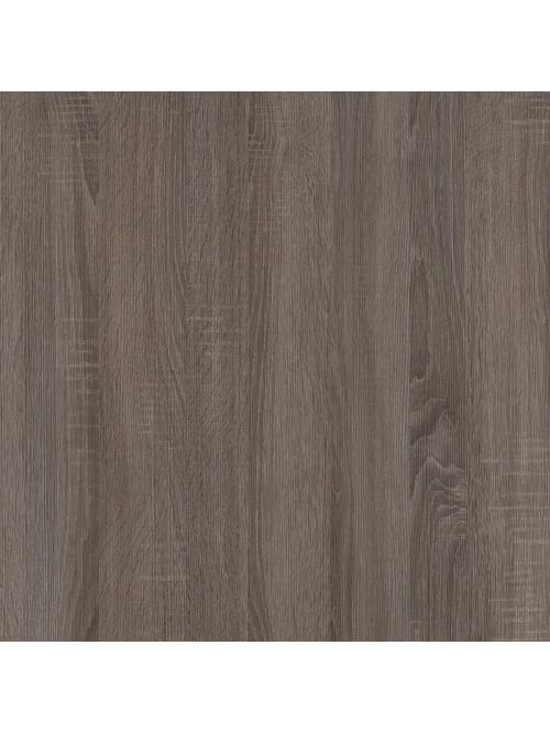 Ameriwood Home Haven Retro Desk With Riser Distressed Gray Oak Office Depot