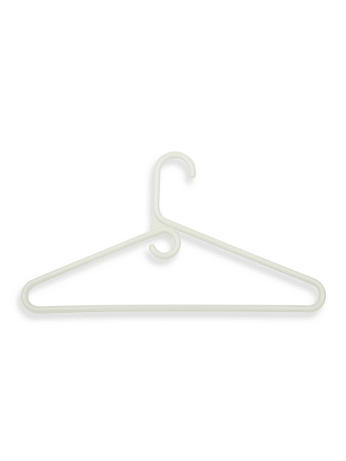 Honey Can Do Heavy Duty Plastic Tubular Hangers White Pack Of 18 Office Depot
