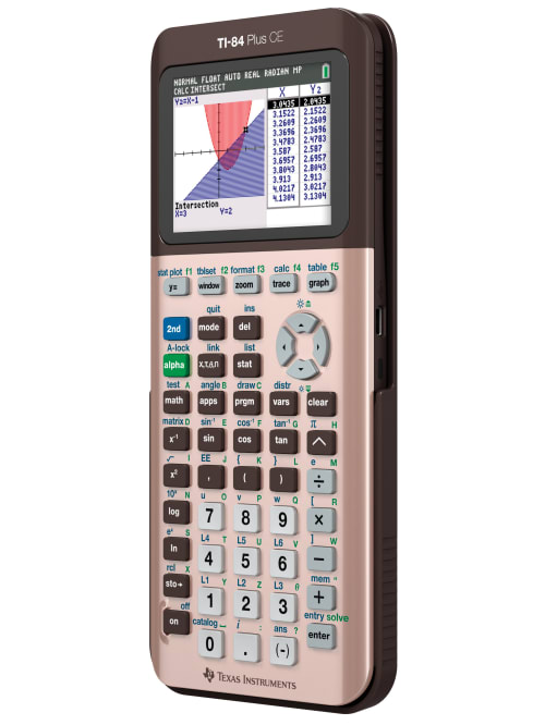 Texas Instruments Ti 84 Plus Ce Color Graphing Calculator Rose