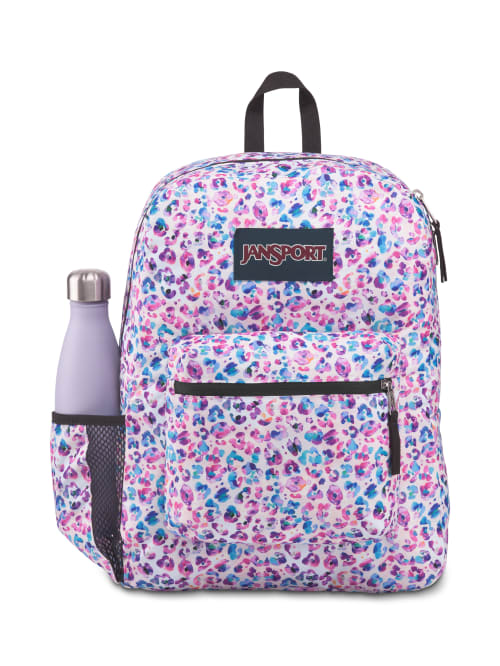 Jansport Cross Town Backpack Leopard Dots Office Depot
